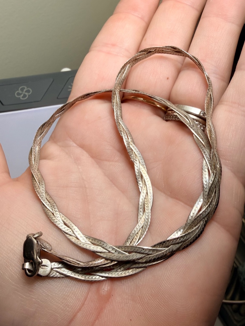 925 silver Braided necklace - Women's Jewelry
